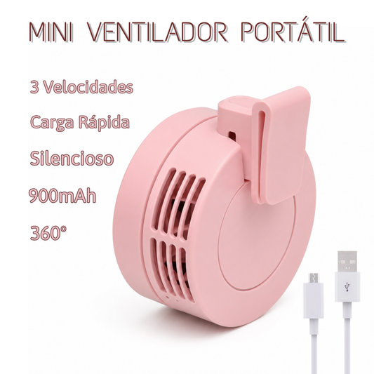 Mini Ventilador Portátil 360º